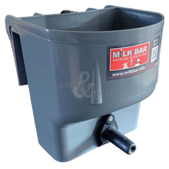 Milk Bar® Nourrisseur 1 tétine noire veau (4L) avec clip tétine
