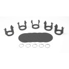 Milk Bar® Vitality Jeu de 5 clips et 5 badges (Gris)