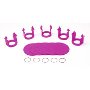Milk Bar® Vitality Jeu de 5 clips et 5 badges (Violet)
