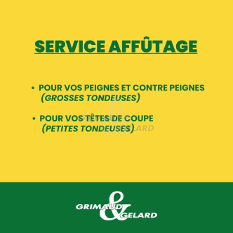 Service Affûtage Peignes, Contre peignes, Tête de coupe