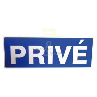 Panneau Privé