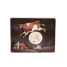 Magnet Vache " Clair de lune "