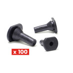 Milk Bar® Boîte de 100 tétines agneaux/chevreaux (Noire)